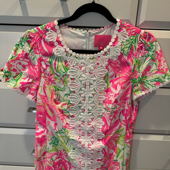 Lilly Pulitzer Pink and Green Dress - Picture 2 of 9